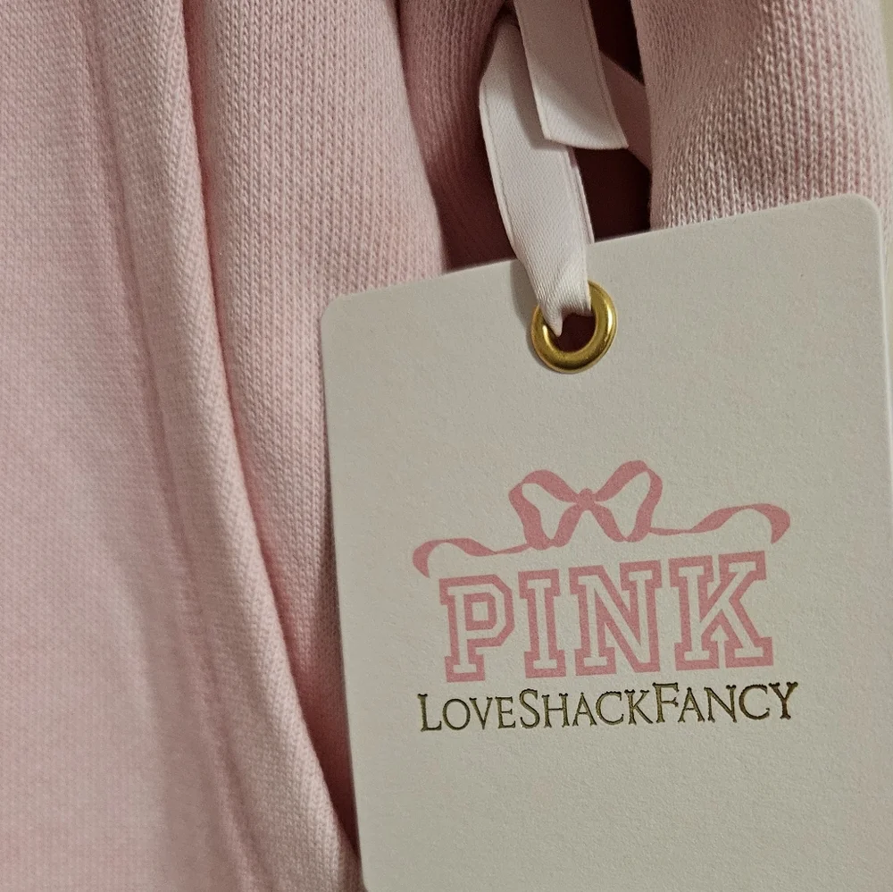 NWT PINK x LoveShackFancy Oversized Hoodie🩷 - Picture 10 of 15